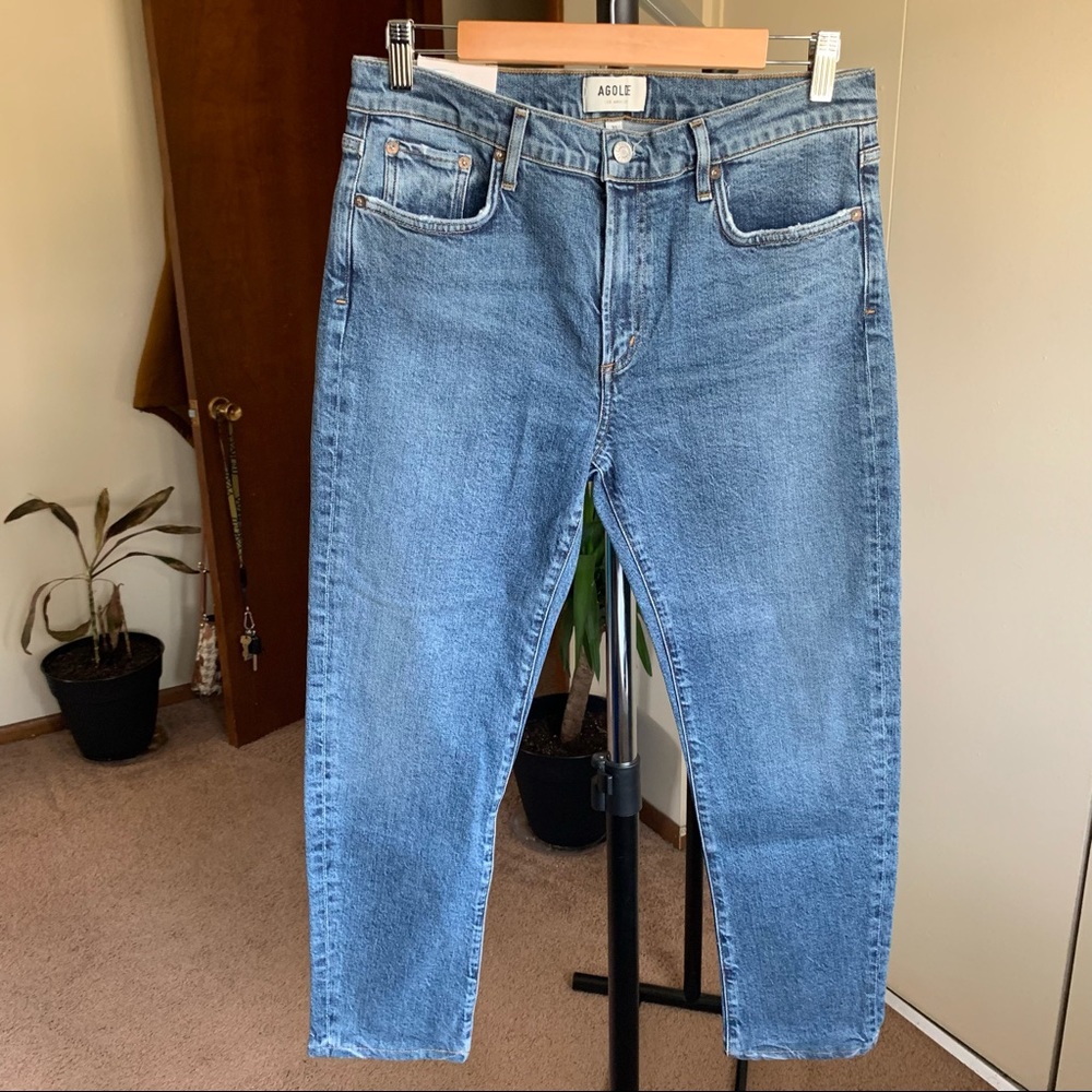 Agolde Toni Mid Rise Straight Jean NWT 31